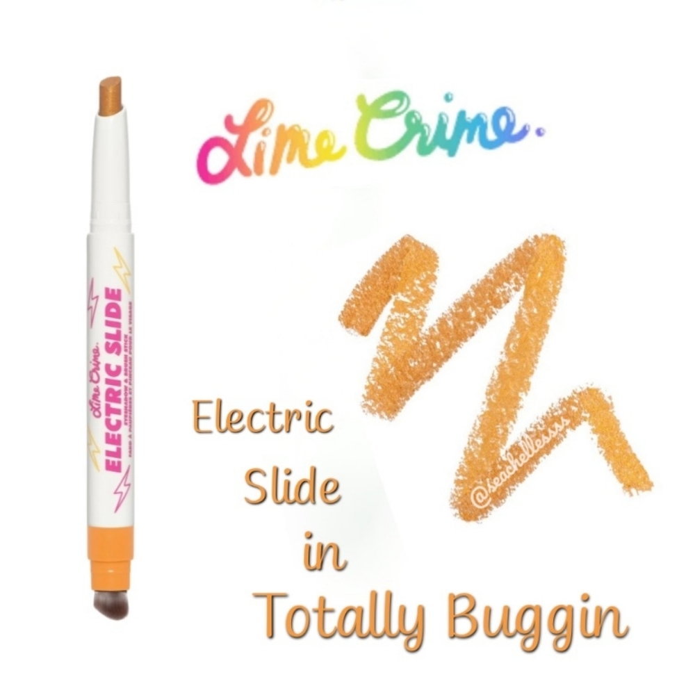 Lime Crime Electric Slide Eyeshadow & Brush Stick | Totally Buggin | Brand New